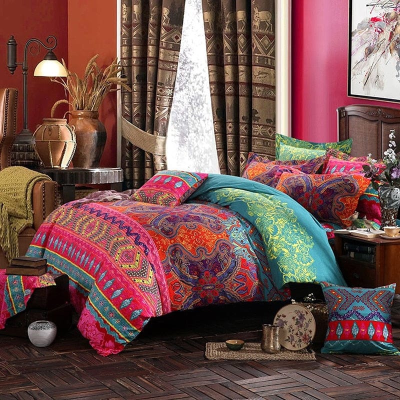 Bohemian 3d comforter bedding sets Mandala duvet cover set winter