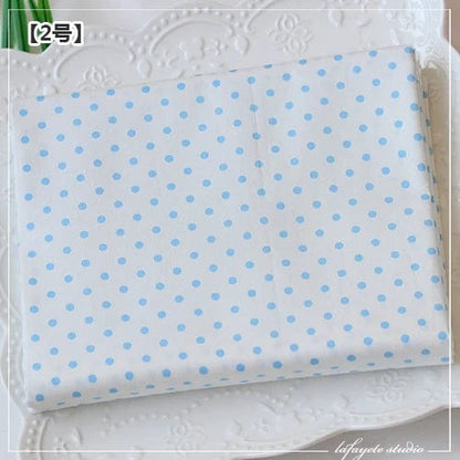 160x50cm Blue Color Twill Cotton Sewing Fabric Making Bedding