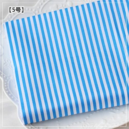 160x50cm Blue Color Twill Cotton Sewing Fabric Making Bedding