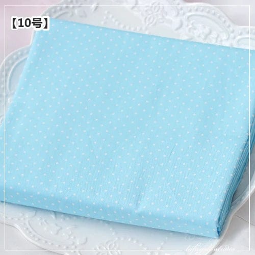 160x50cm Blue Color Twill Cotton Sewing Fabric Making Bedding