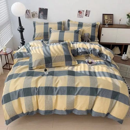 Thickening Queen Bedding Sets Pure Cotton Duvet Cover Euro Bedding Set