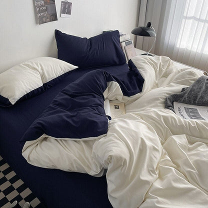 Solstice Home Textile Solid Color Duvet Cover, Pillow Cases, Bed Sheet, Bed Linen, Bedding Sets