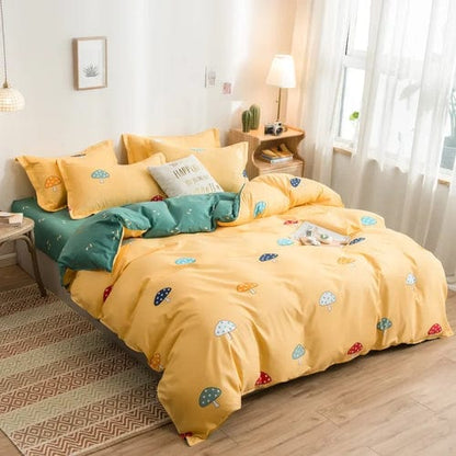 Cute Cartoon Print Duvet Cover 220x240 Lovely Pattern Adults Kids