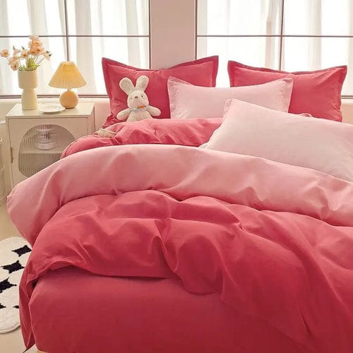 Thickening Queen Bedding Sets Pure Cotton Duvet Cover Euro Bedding Set