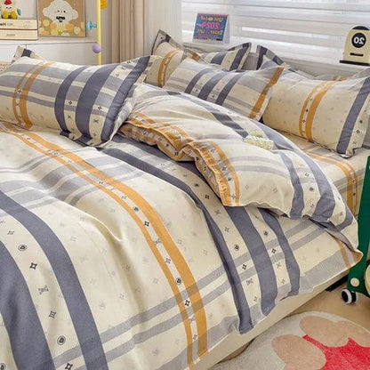 Thickening Queen Bedding Sets Pure Cotton Duvet Cover Euro Bedding Set