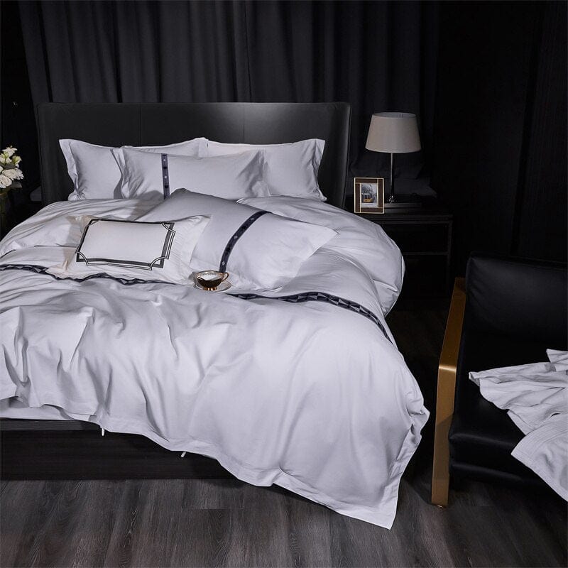 New 100% Cotton Five Star Hotel Bedding Set Four Piece Twin Size Queen Size King Size Duvet Cover Bed Sheet Pillow Cover