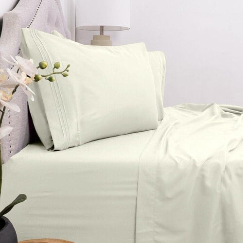 Soft Microfiber Deep Pocket Bed Sheets - 4 Piece Set